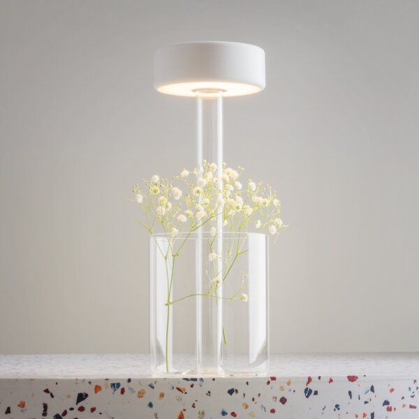 Maytoni MOD229TL-L3W3K1 - Lampă LED portabilă reglabilă 3W/5V alb/transparent