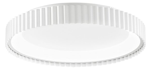 Luce Ambiente Design Plafonieră LED Niike, albă, Ø 40 cm, metal, CCT, Alb, Camera de zi / sufragerie, Metal, Modern