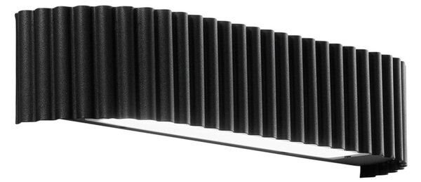 Luce Ambiente Design Aplică LED Niike, negru, lățime 40 cm, metal, CCT, Negru, Camera de zi / sufragerie, Metal, Modern