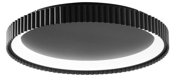 Luce Ambiente Design Plafonieră LED Niike, negru, Ø 50 cm, metal, CCT, Negru, Camera de zi / sufragerie, Metal, Modern