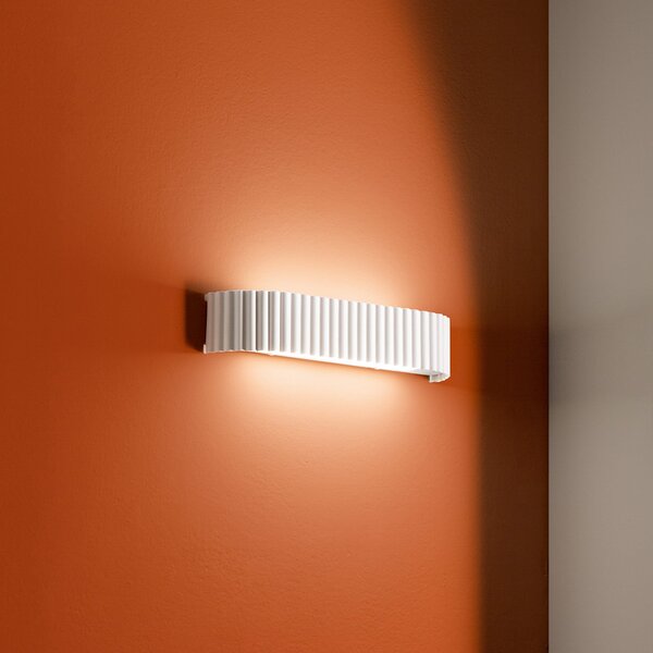Luce Ambiente Design Aplică LED Niike, albă, lățime 40 cm, metal, CCT, Alb, Camera de zi / sufragerie, Metal, Modern