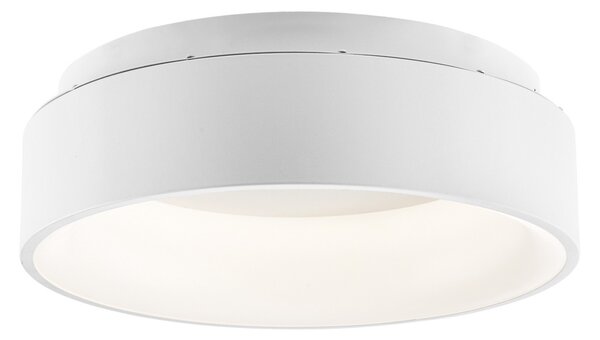 Luce Ambiente Design Plafonieră LED Noah, albă, Ø 45 cm, metal, CCT, Alb, Camera de zi / sufragerie, Modern
