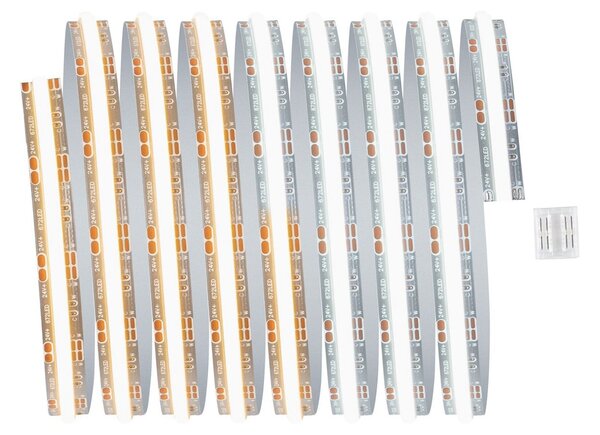Paulmann Bandă LED MaxLED 1000 supliment 2,5 m argintiu CCT, reglabil, Metalic, Camera de zi / sufragerie, Plastic, Modern
