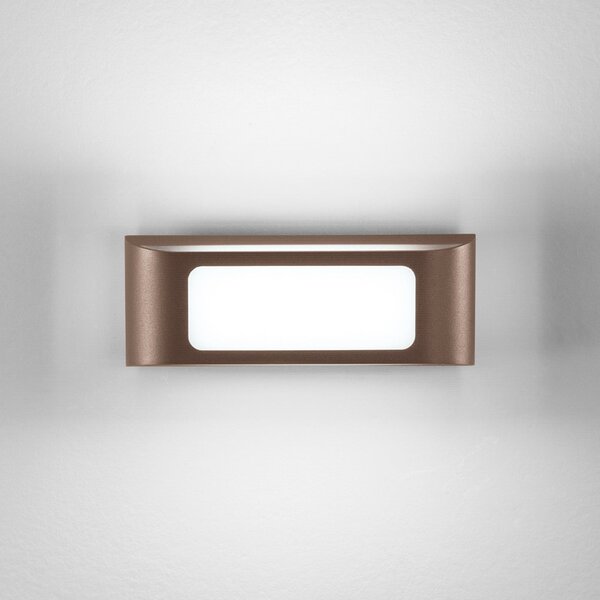 INTEC Lampă LED pentru exterior DESERT, culoare bronz, lățime 25 cm Metal, Bronz / Alamă Veche, Aluminiu, Modern