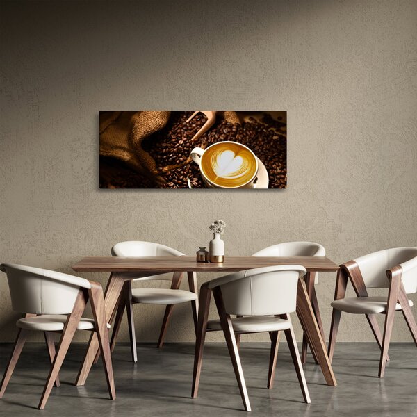 Tablou - O ceașcă de cafea (120x50 cm)