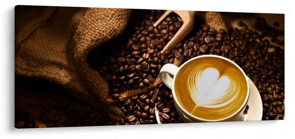 Tablou - O ceașcă de cafea (120x50 cm)
