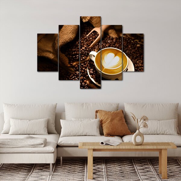 Tablou - O ceașcă de cafea (150x105 cm)