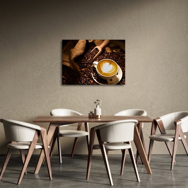 Tablou - O ceașcă de cafea (70x50 cm)