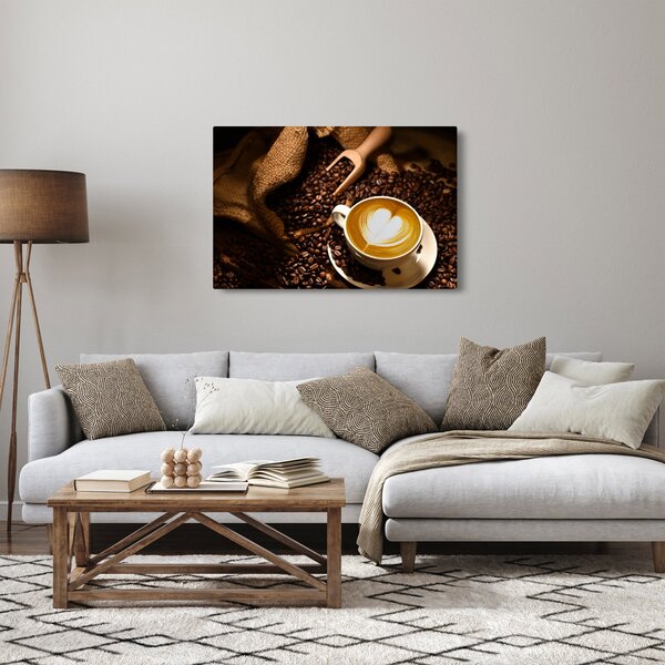 Tablou - O ceașcă de cafea (90x60 cm)