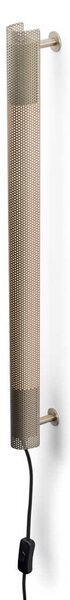 GEJST Aplică de perete Radent, gri oțel, înălțime 135 cm, G13 LED, Metalic, Camera de zi / sufragerie, Metal