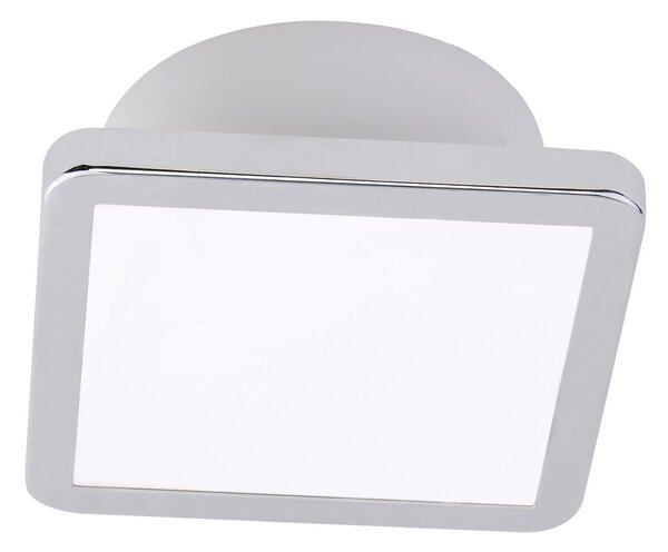 LIGHTME LightMe plafonieră Aqua Uno, 11 x cm, crom, IP44, Metalic, Baie, Aluminiu, Modern
