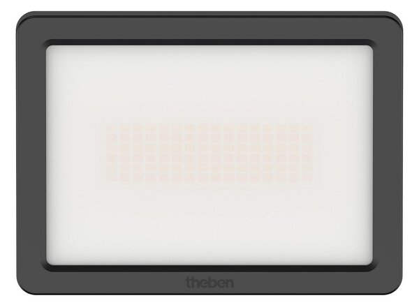 Theben Spot LED pentru exterior theLeda B20 dual, negru, IP65, Negru, Metal, Spot de perete