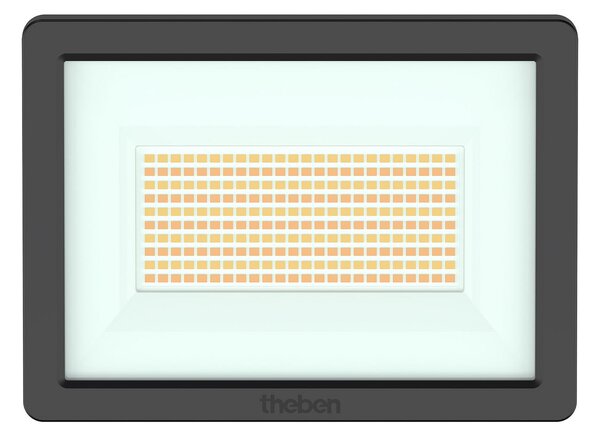 Theben Spot LED pentru exterior B50 dual, negru, IP65, Negru, Metal, Spot de perete