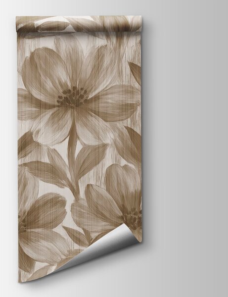 Fototapet Modele florale în tonuri moi, Fototapet flori, Fototapet populare, w03821v1 - Tapeko.ro