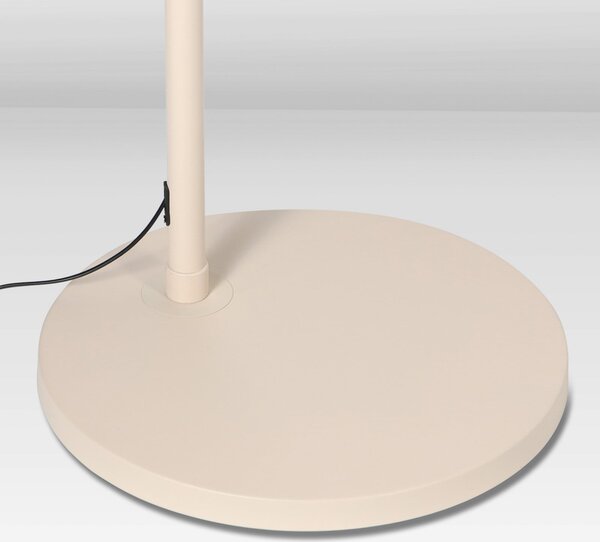 Steinhauer Lampa cu arc Sparkled Light, crem, bambus, E27, Bej, Camera de zi / sufragerie, Metal, Mediterană