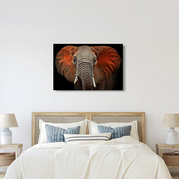 Tablou - Elefanți cu Tsavo (90x60 cm)