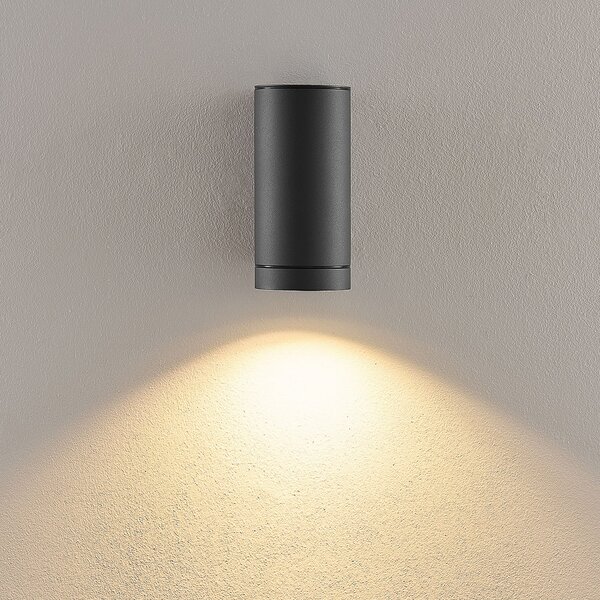 Deko-Light Lampă de exterior ShoreLine Pro Round, gri închis, GU10, reglabil, Negru, Aluminiu, Modern