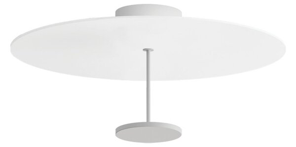 Linea Light Plafonieră LED Stilo_S, albă, Ø 55 cm, reglabil, Alb, Camera de zi / sufragerie, Aluminiu, Modern