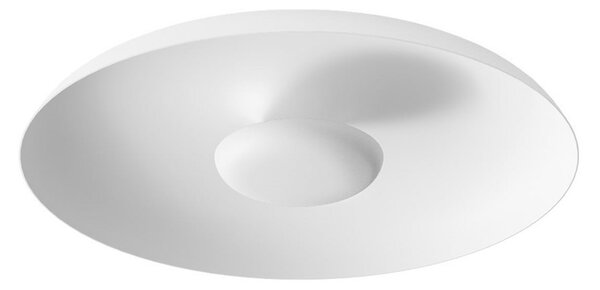 Linea Light Plafonieră LED de tavan Basin_P, albă, metal, Ø 48 cm, reglabil, Alb, Camera de zi / sufragerie, Aluminiu, Modern