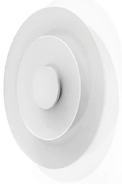 Linea Light Aplică LED Joint_W, rotundă, Ø 55 cm, albă, metal, reglabil, Alb, Camera de zi / sufragerie, Metal, Modern