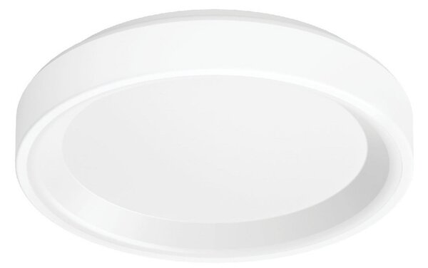 Linea Light Aplică LED Iside, albă, metal, Ø 35 cm, IP40, reglabil, Alb, Camera de zi / sufragerie, Metal, Modern