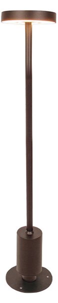 Viokef Lampă cu soclu LED Tango maro ruginiu, înălțime 50 cm metal, țăruș, Maro / Rugină, Aluminiu, Modern, Spot de exterior / vârf de pământ