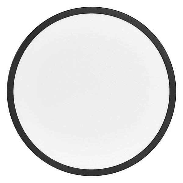 OSRAM SMART+ WiFi ORBIS ULTRA SLIM BACKLIGHT negru 40 RGBW, Negru, Camera de zi / sufragerie, Plastic, Modern