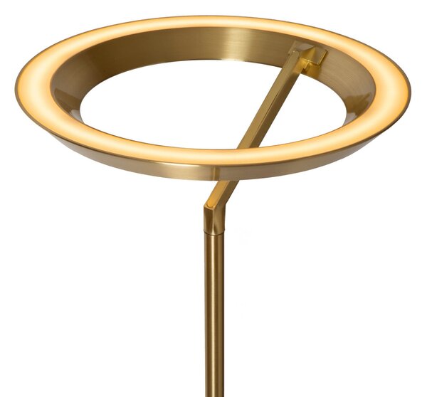 Lucide lampadar LED Celeste auriu/bronz Înălțime 174 cm Metal, reglabil, Auriu / Alamă, Camera de zi / sufragerie, Metal, Modern