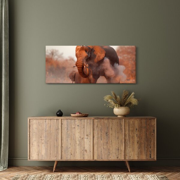 Tablou - Marele elefant african (120x50 cm)