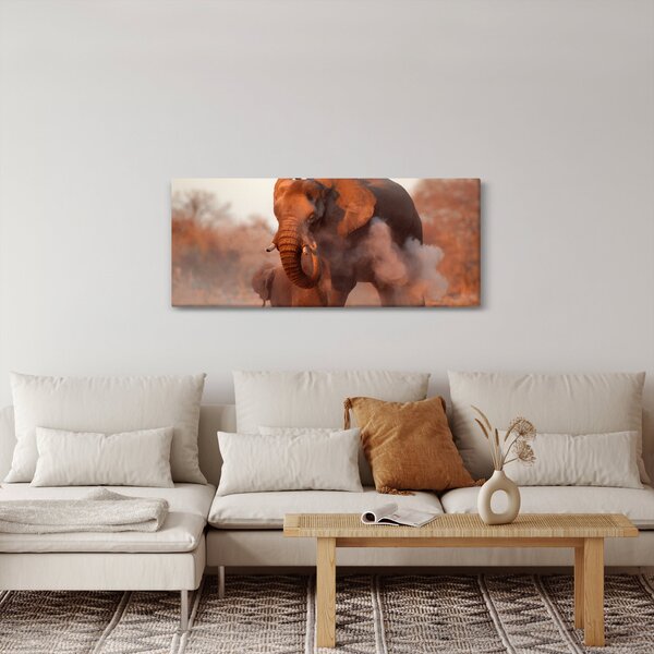 Tablou - Marele elefant african (120x50 cm)
