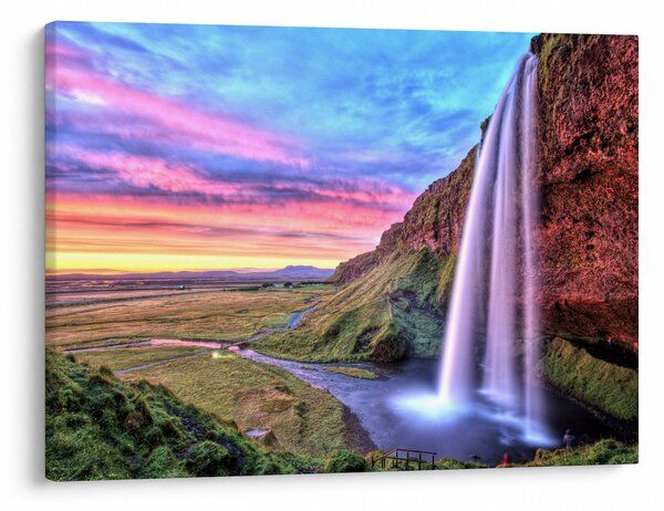 Tablou - Cascada Seljalandsfoss (70x50 cm)