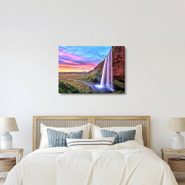Tablou - Cascada Seljalandsfoss (70x50 cm)