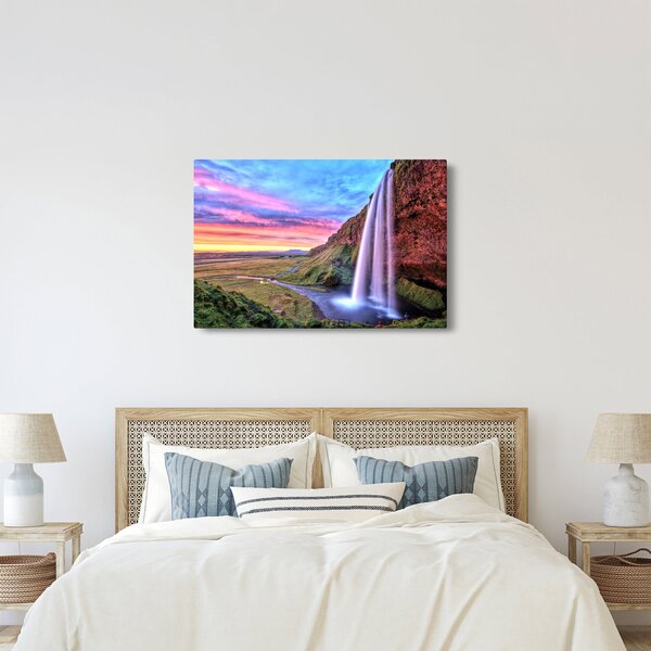 Tablou - Cascada Seljalandsfoss (90x60 cm)