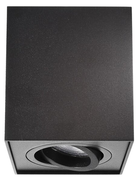 Deko-Light Spot de tavan Bengala unghiular, negru, aluminiu, GU10, orientabil, reglabil, Negru, Camera de zi / sufragerie, Aluminiu, Modern