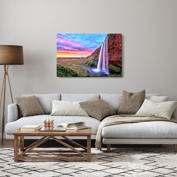 Tablou - Cascada Seljalandsfoss (90x60 cm)