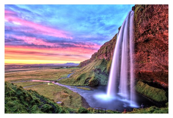 Tablou - Cascada Seljalandsfoss (90x60 cm)