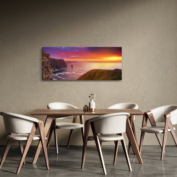 Tablou - Stâncile din Moher (120x50 cm)