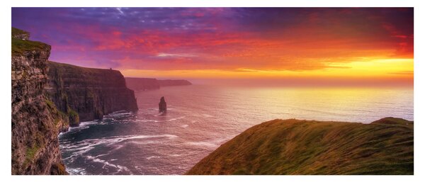 Tablou - Stâncile din Moher (120x50 cm)