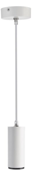 Deko-Light Lampă suspendată LED Lucea 6, albă, aluminiu, 2.700 K, reglabil, Alb, Camera de zi / sufragerie, Aluminiu, Modern