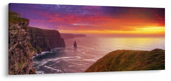 Tablou - Stâncile din Moher (120x50 cm)