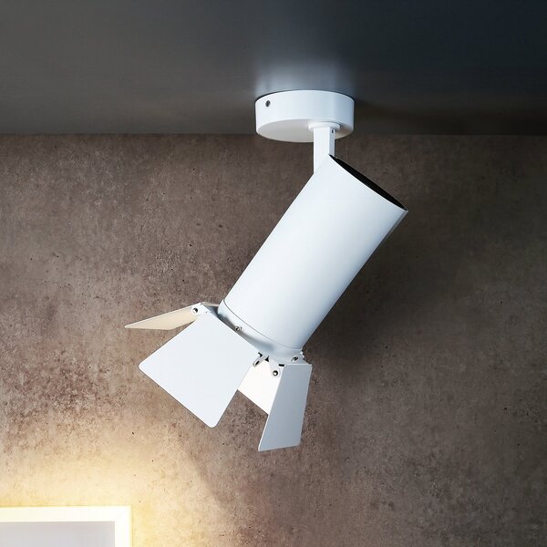 Deko-Light Spot LED pentru tavan Lucea 6, alb, aluminiu, 2.700 K, reglabil, Alb, Camera de zi / sufragerie, Aluminiu, Modern