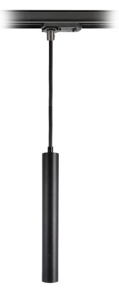 Deko-Light LED suspendat Slim, șină monofazată, negru, aluminiu, 5 W, 2.700 K, reglabil, Negru, Camera de zi / sufragerie, Aluminiu, Modern