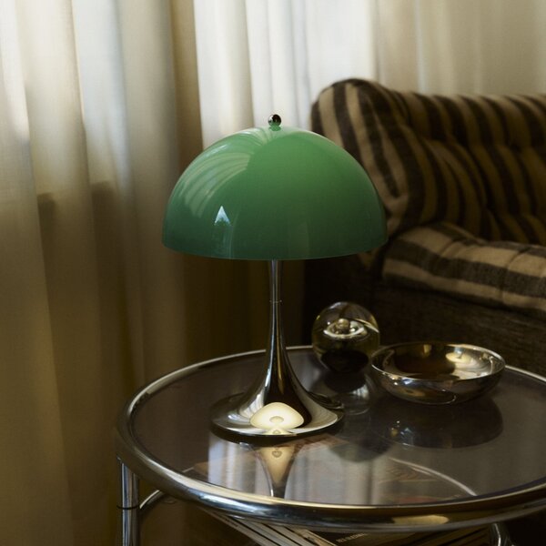 Louis Poulsen Panthella 250 Portable Original, verde opal, reglabil, Verde, Camera de zi / sufragerie, Plastic, Design