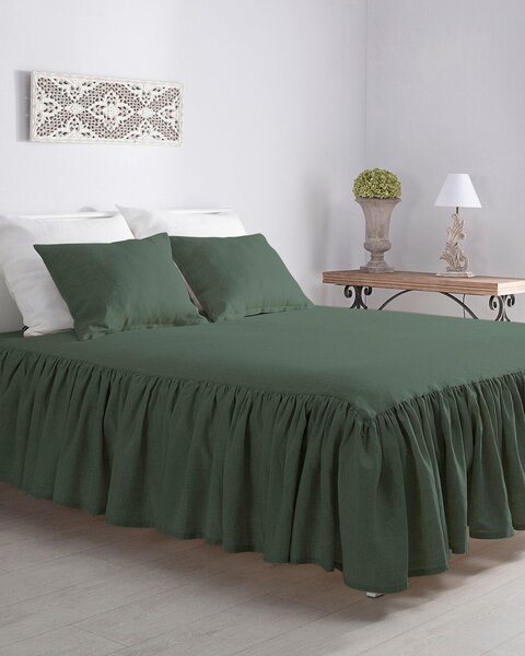Cuvertură de pat Frilly 160 x 210 cm verde
