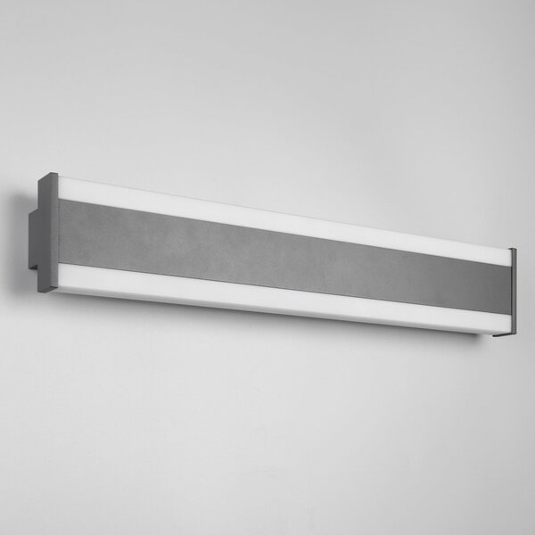 Trio Lighting Lampă LED pentru exterior DAWSON, 60 cm, antracit IP54 CCT sus/jos, Negru, Aluminiu, Modern, Perete unghiular