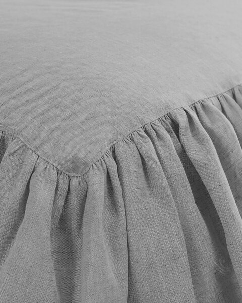 Cuvertură de pat Frilly 160 x 210 cm gri deschis
