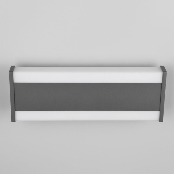 Trio Lighting Lampă LED pentru exterior DAWSON, 30 cm, antracit IP54 CCT sus/jos, Negru, Aluminiu, Modern, Perete unghiular