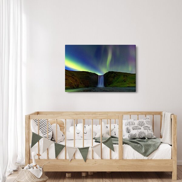Tablou - Aurora Boreală în Islanda (90x60 cm)