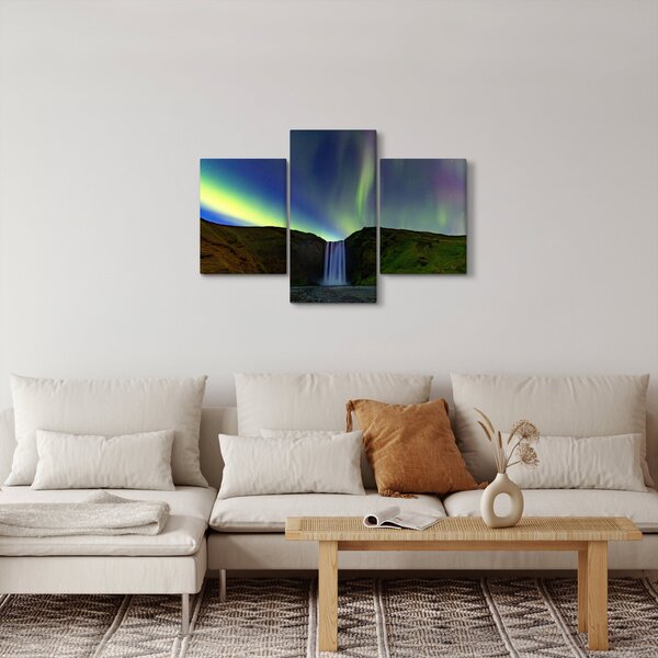 Tablou - Aurora Boreală în Islanda (90x60 cm)