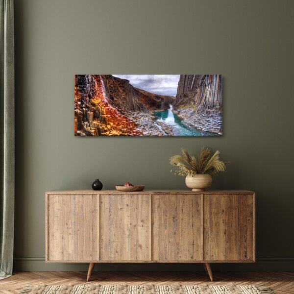 Tablou - Canionul Studlagil (120x50 cm)